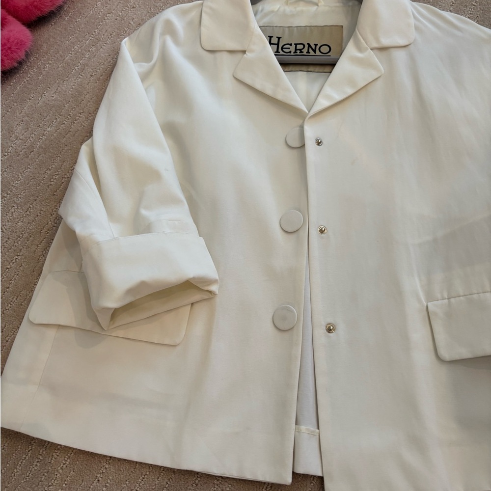 Herno Women's white jacket - Picture 3 of 12